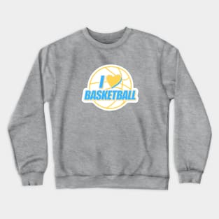 I Heart Basketball Crewneck Sweatshirt
